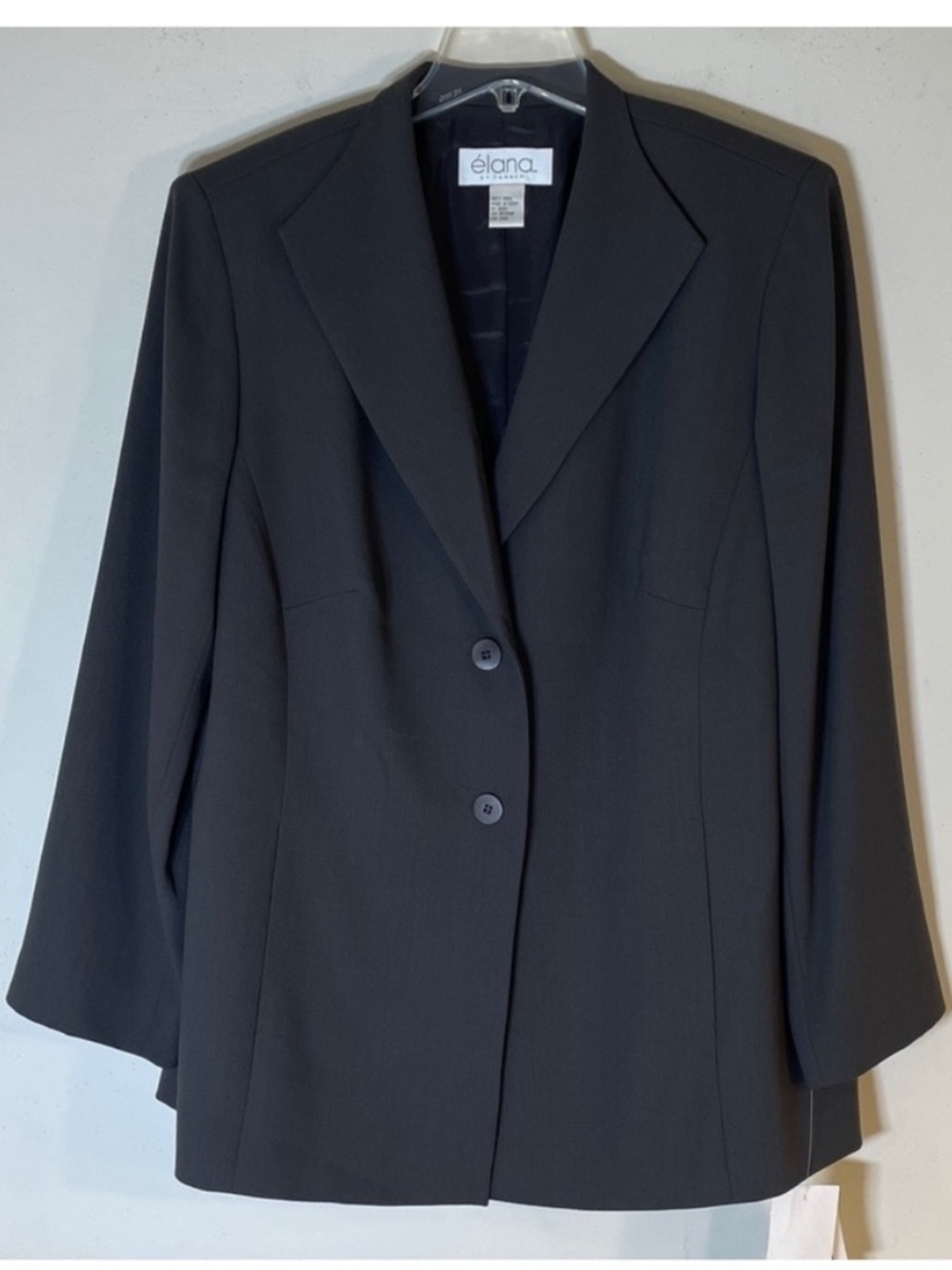 Elana by Tanner 100% Wool Two-Button Single Breast Blazer. 14. NWT.